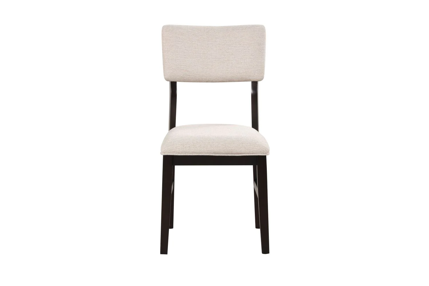 Arabella Side Chair With Upholstered Back - Black, Brown - Image 3