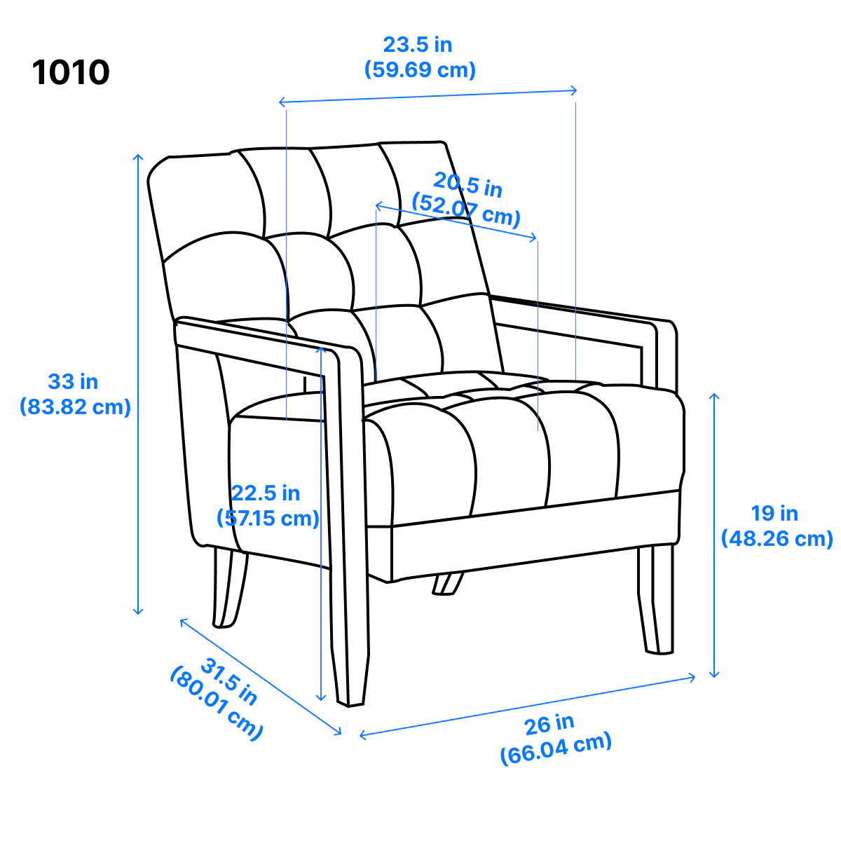Archam Accent Chair - Beige - Image 9