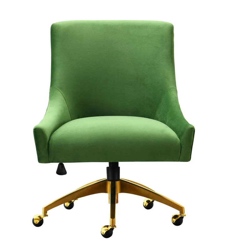 Aries Velvet Accent Chair - Green - Image 3