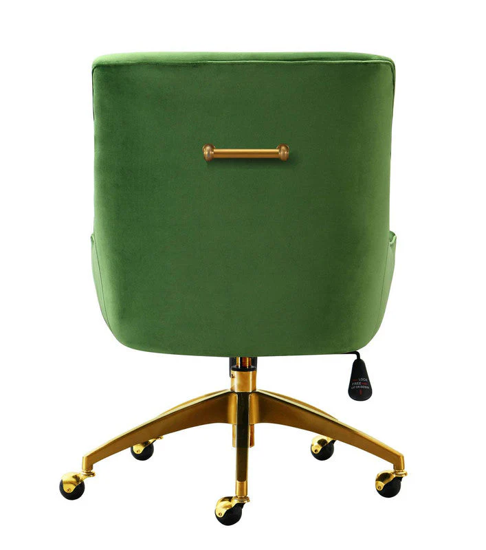 Aries Velvet Accent Chair - Green - Image 4