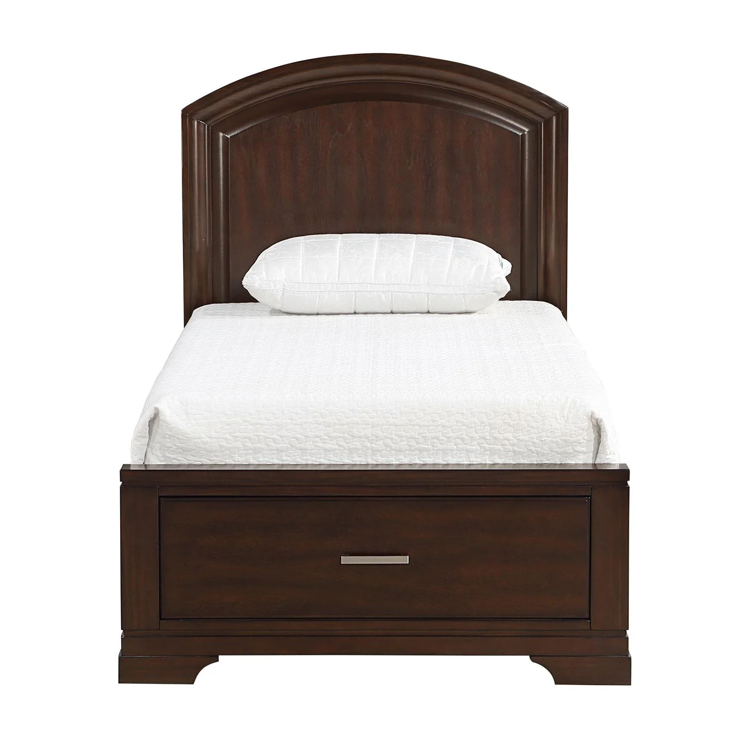 Arista 3-Piece Twin Storage Bed - Brown Cherry - Image 4