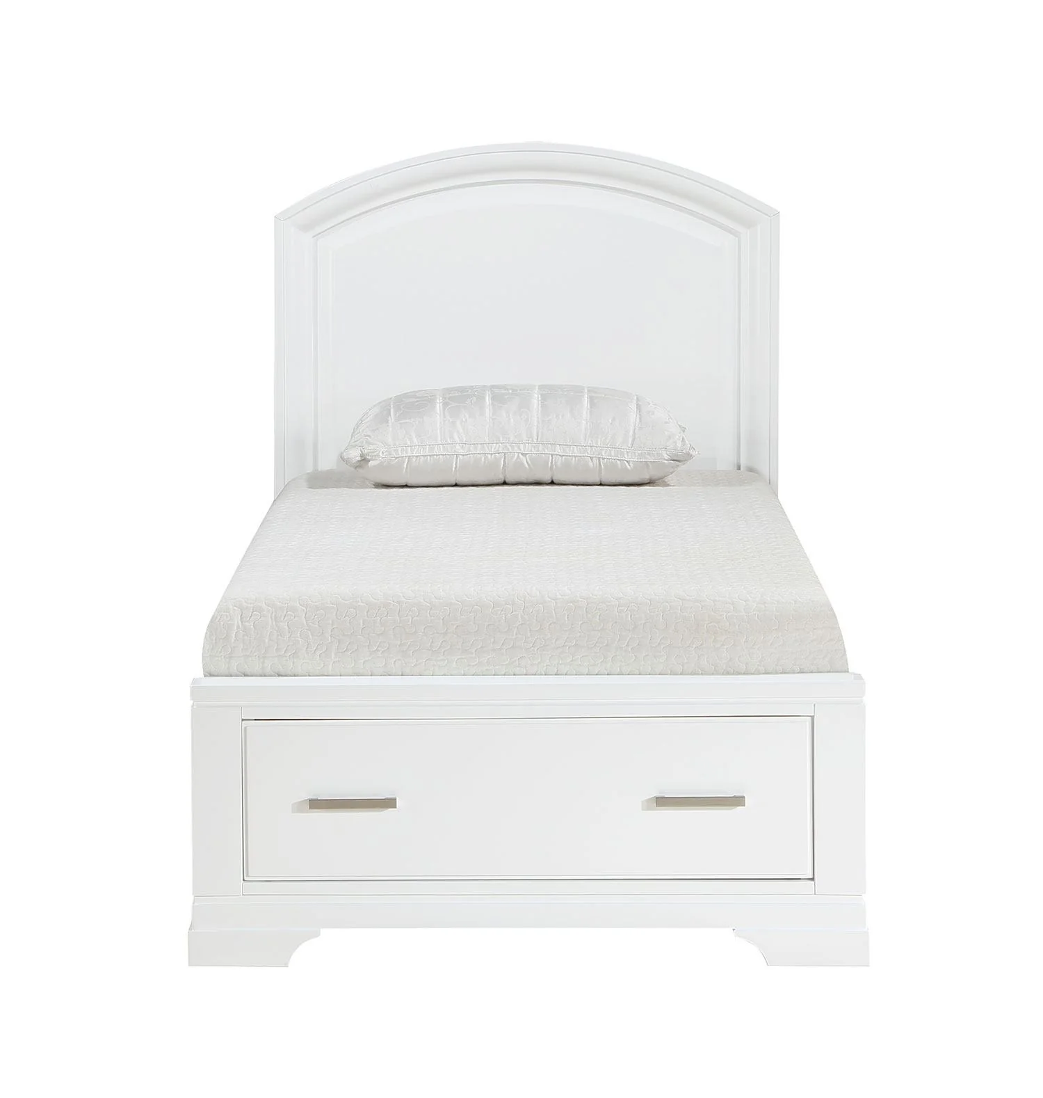 Arista 3-Piece Twin Storage Bed - White - Image 4