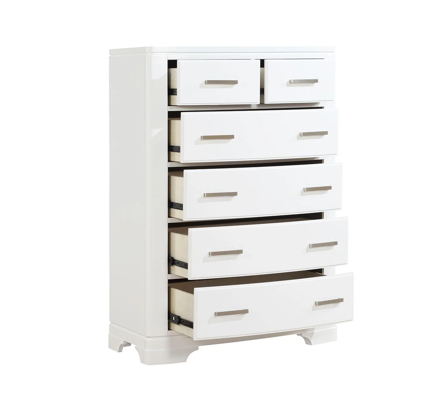 Arista 6-Drawer Chest - White - Image 3