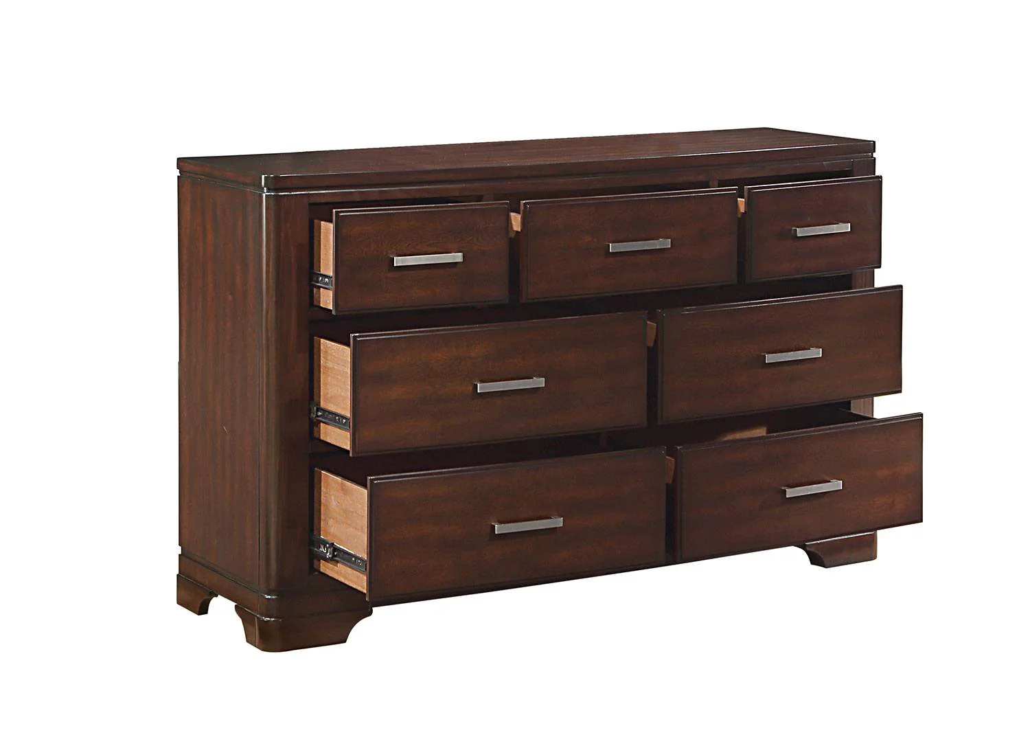Arista 6-Piece Full Storage Bedroom Package - Brown Cherry - Image 11