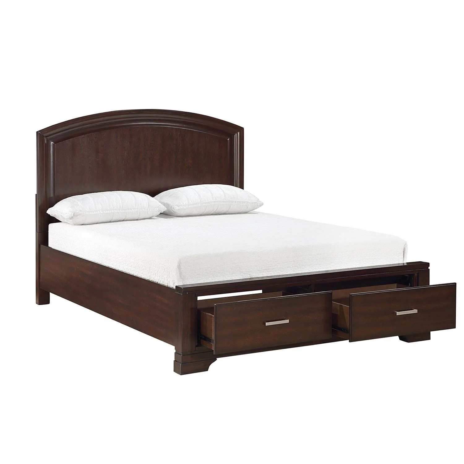 Arista 6-Piece Full Storage Bedroom Package - Brown Cherry - Image 4
