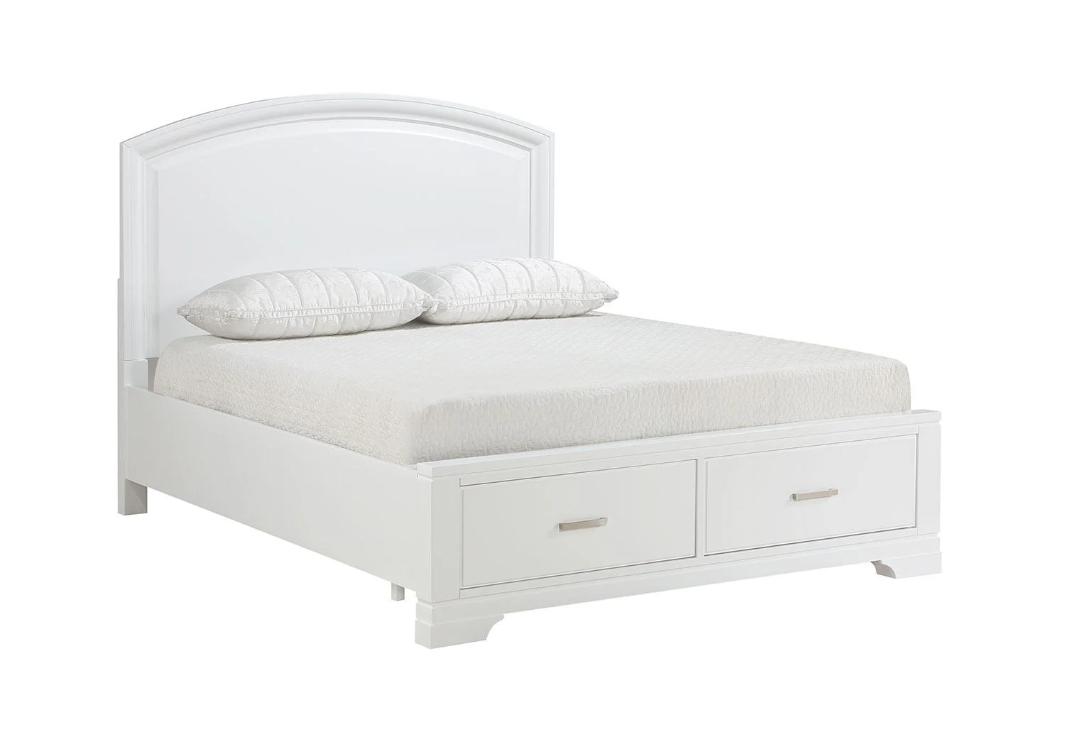Arista 6-Piece Full Storage Bedroom Package - White - Image 3