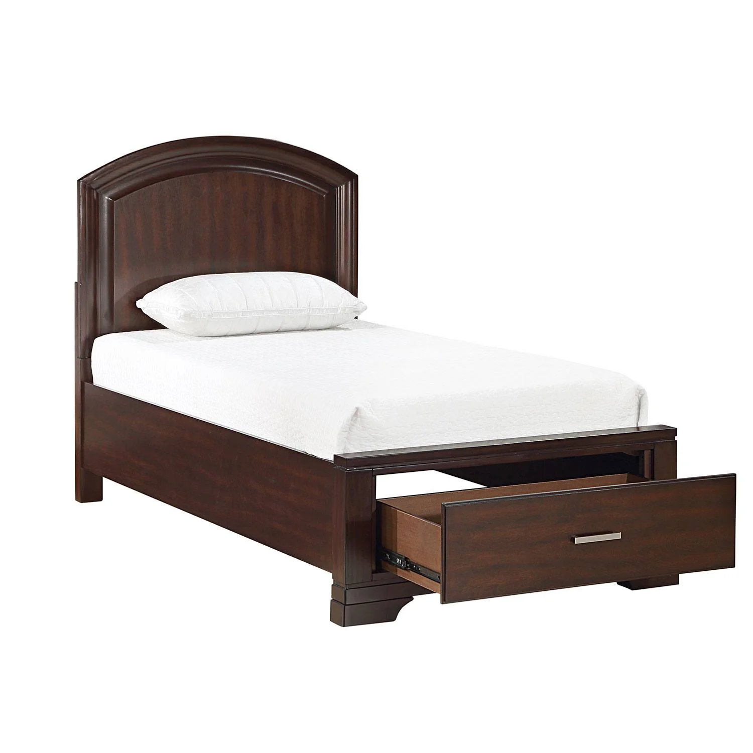 Arista 6-Piece Twin Storage Bedroom Package - Brown Cherry - Image 4