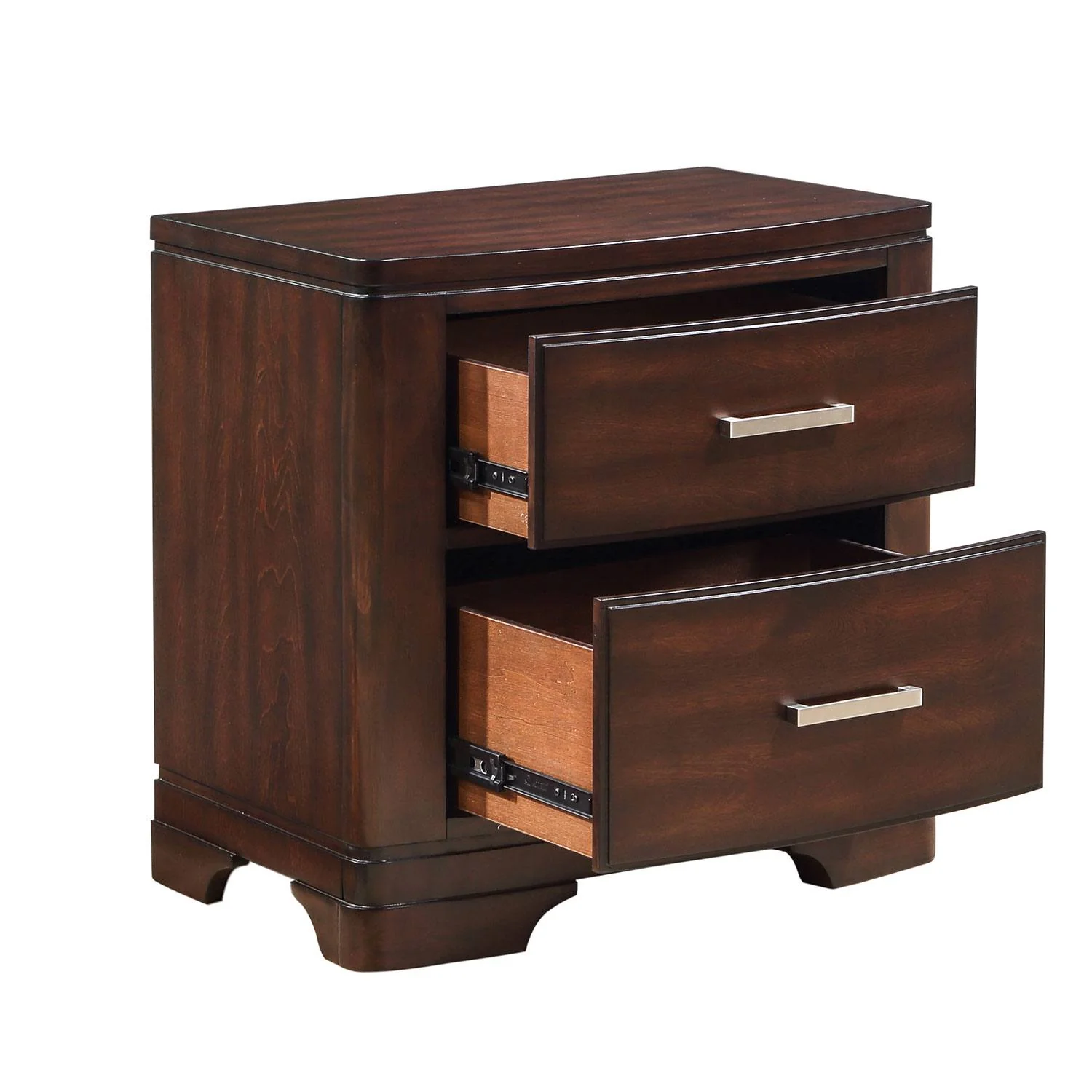 Arista Night Table - Brown Cherry - Image 3
