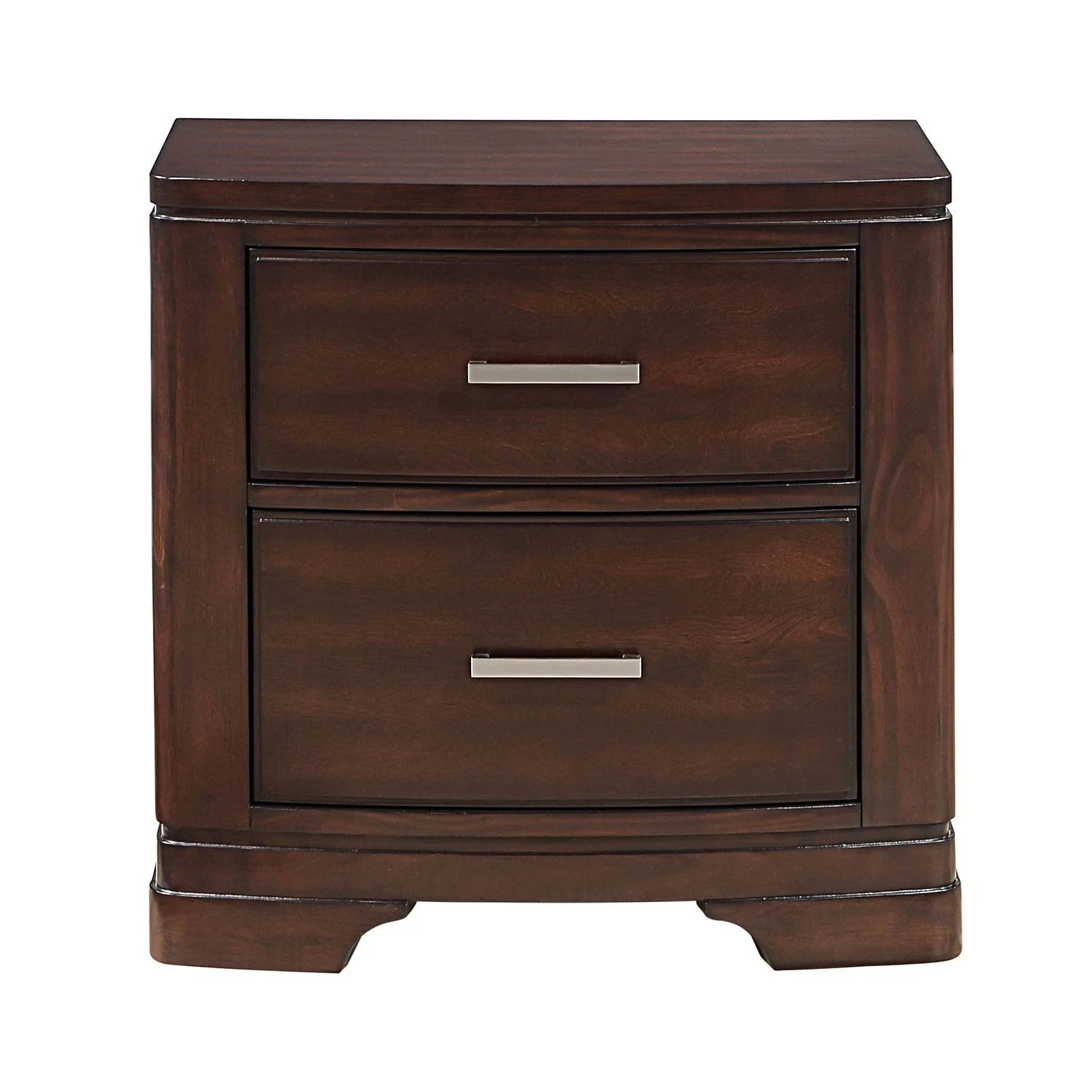 Arista Night Table - Brown Cherry - Image 4
