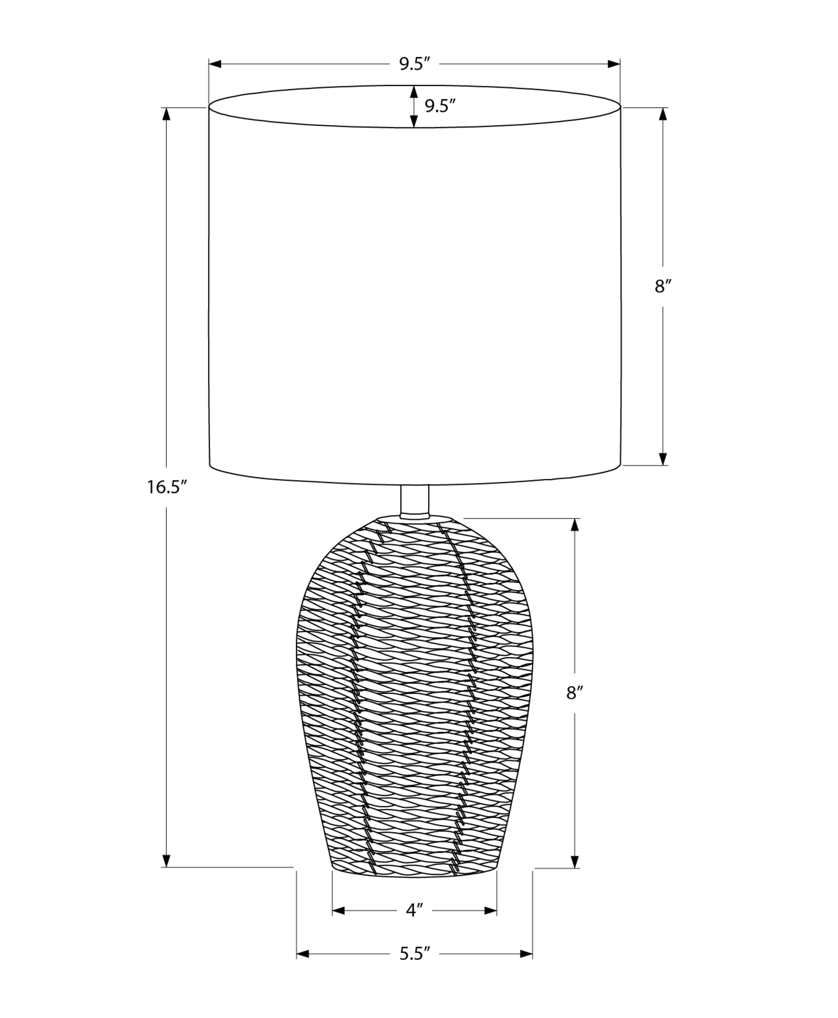 Arven Table Lamp - Brown - Image 3