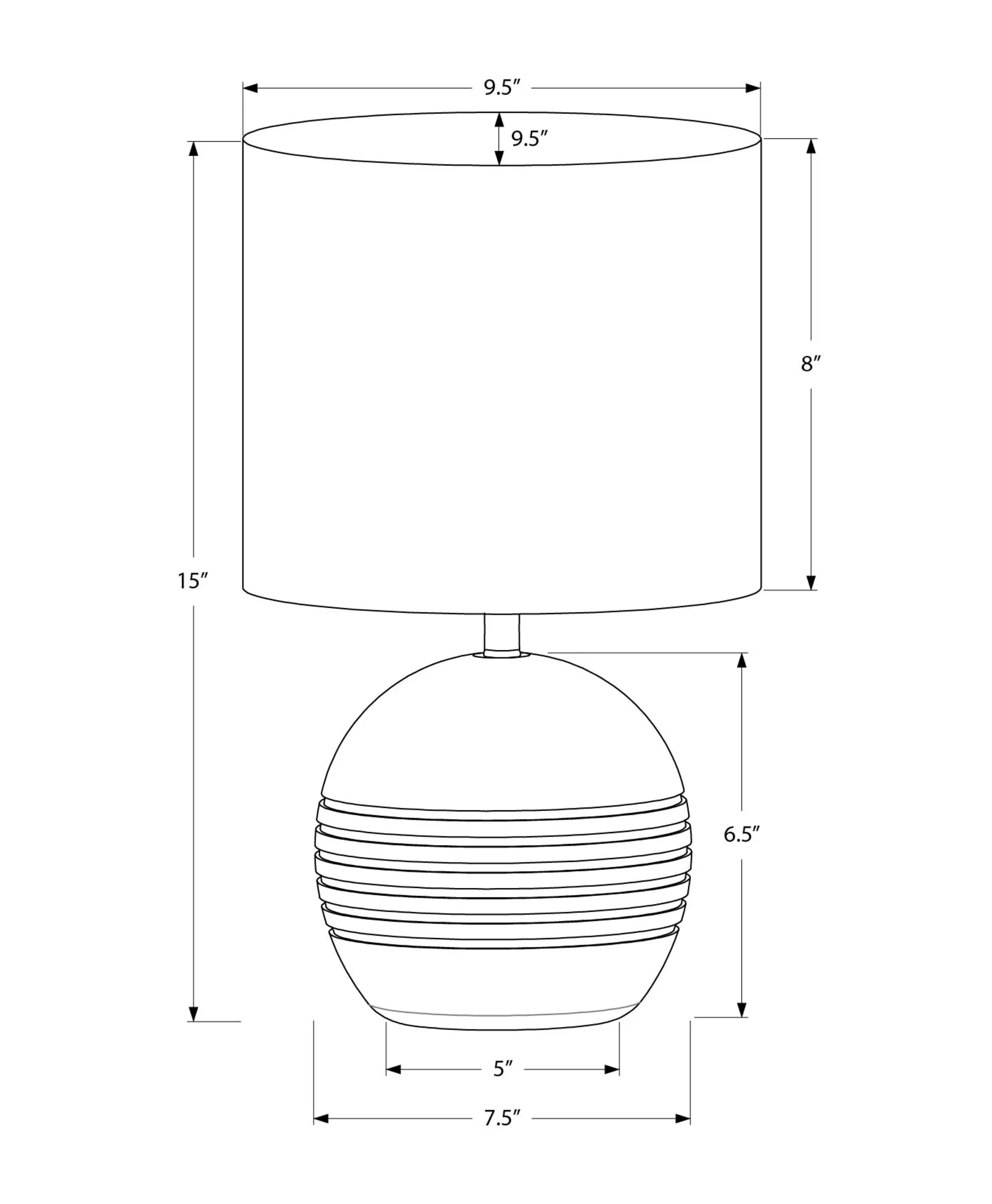 Arvid Table Lamp - Beige - Image 3
