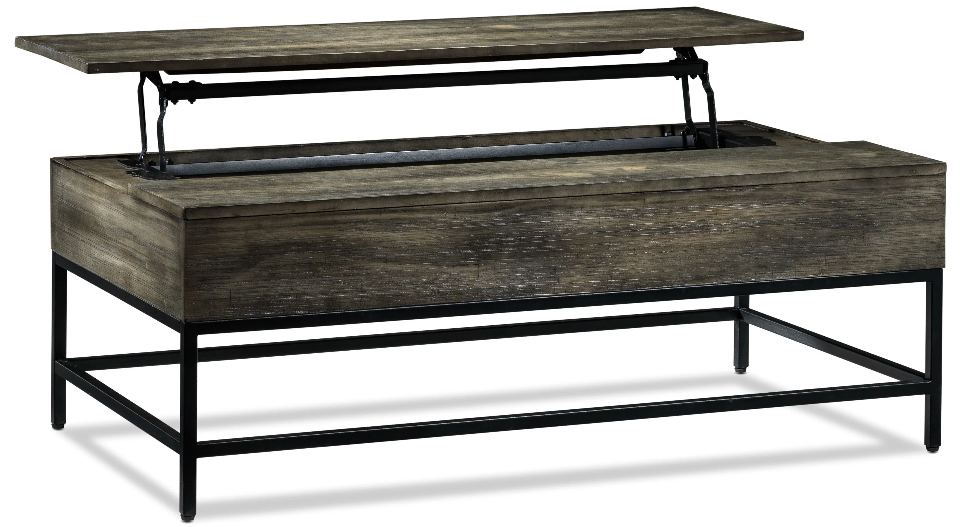 Asher 48" Lift-Top Coffee Table - Grey - Image 5