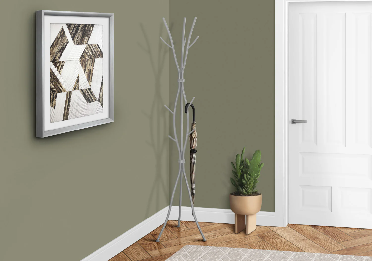 Aster Coat Rack - Silver - Image 2
