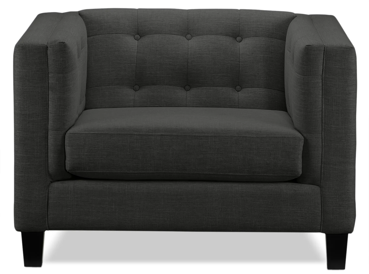 Astin Chair and a Half - Dark Grey - Image 5