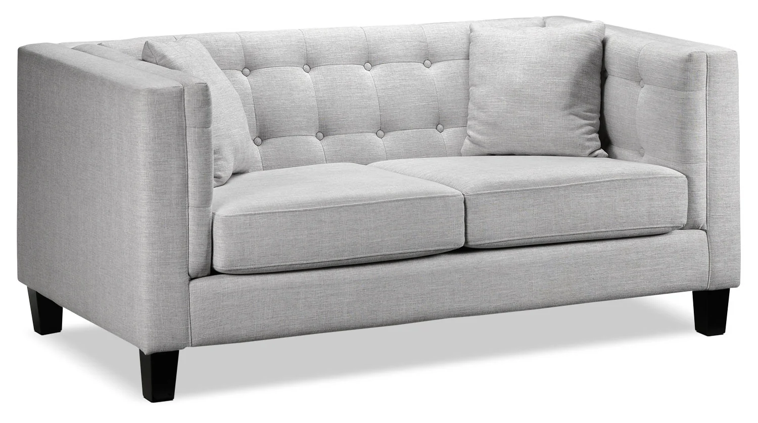 Astin Sofa and Loveseat Set - Grey - Image 4