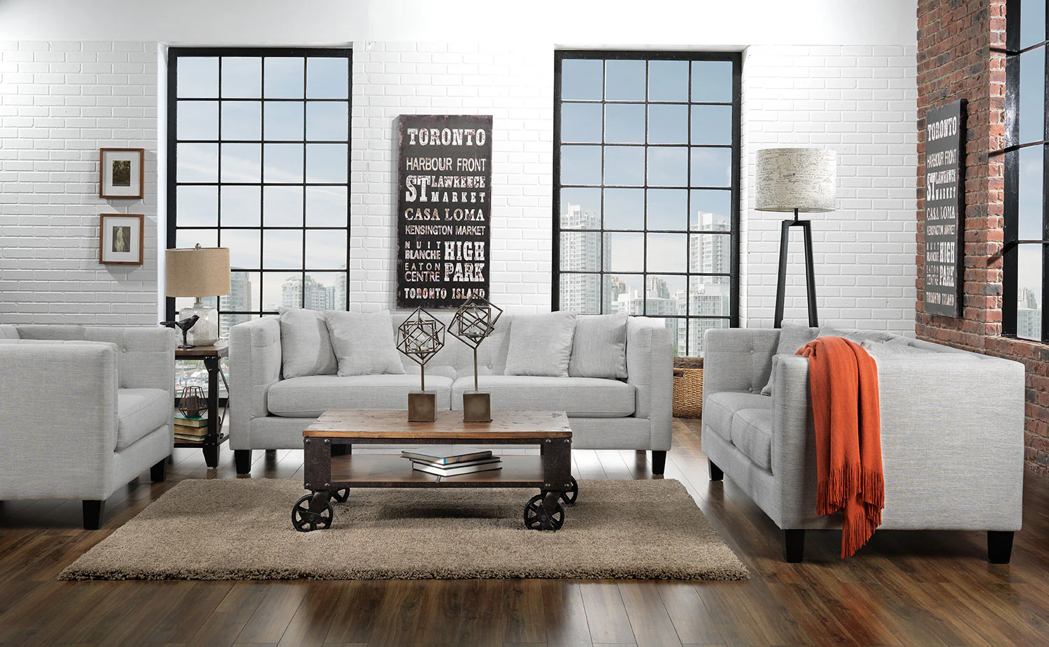 Astin Sofa - Grey - Image 4