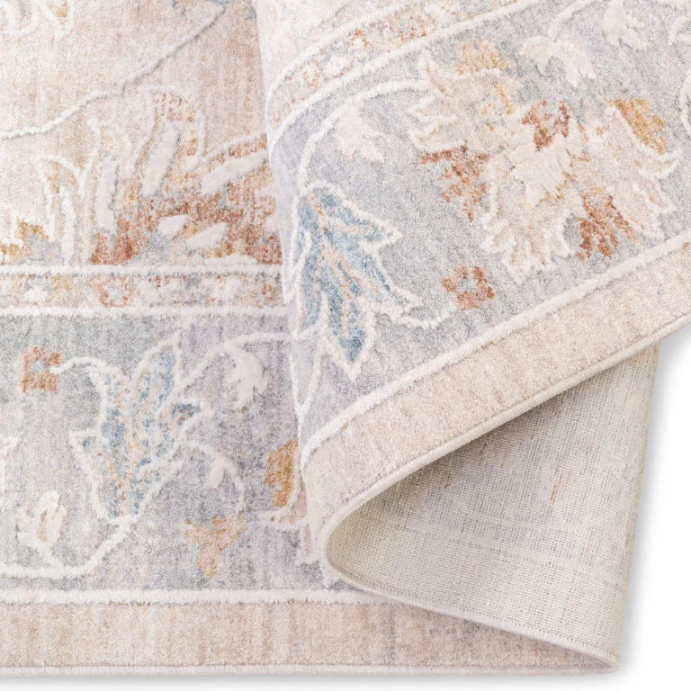 Athena Bordered Rug - 9' x 12' - Natural - Image 3