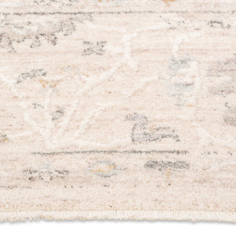 Athena Floral Rug - 5' x 8' - Natural - Image 4