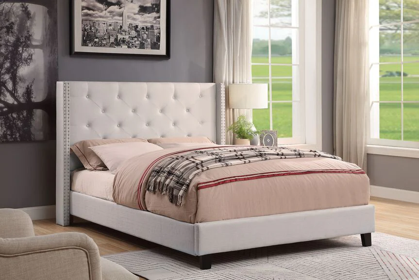 Audrey 3-Piece King Bed - Beige - Image 2