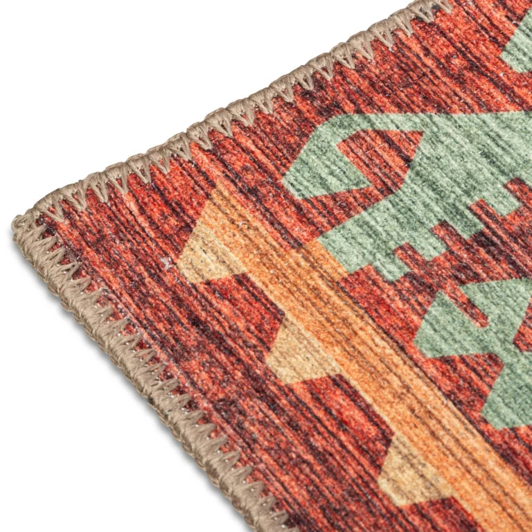 Aura Tribal Rug - 8' x 10' - Multi-Colour - Image 3