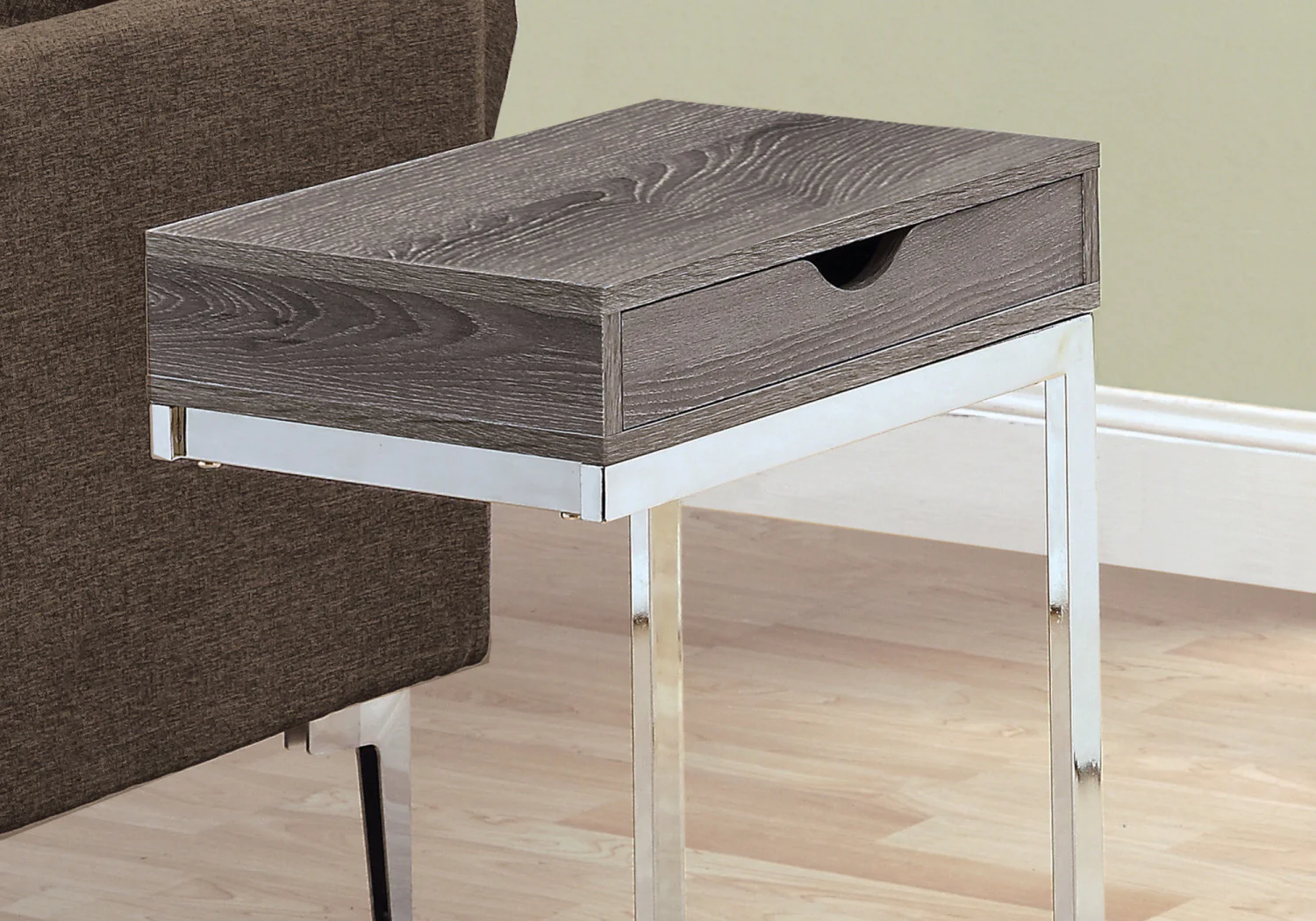 Auron Side Table - Taupe - Image 5