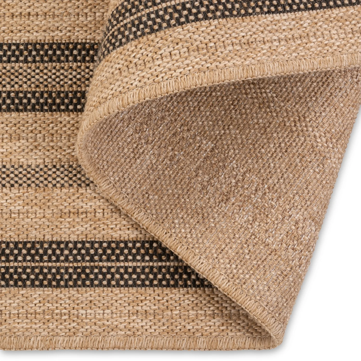 Avanos Bohemian Indoor/Outdoor Rug - 5' x 8' - Beige/Black - Image 2