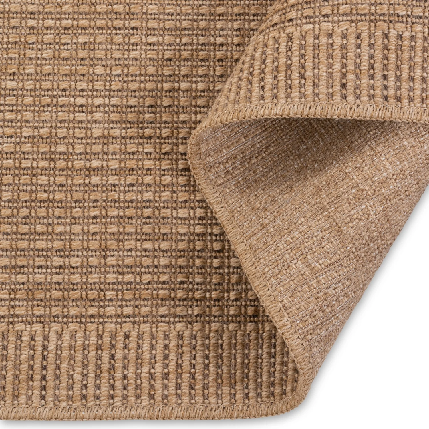 Avanos Crosshatch Indoor/Outdoor Rug - 5' x 8' - Beige - Image 2