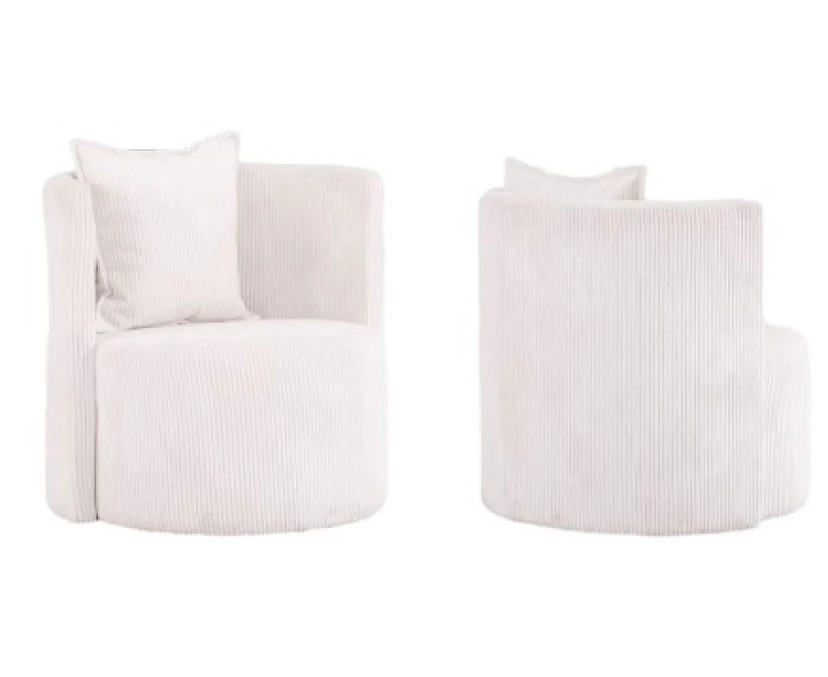 Averill Accent Chair - White - Image 6
