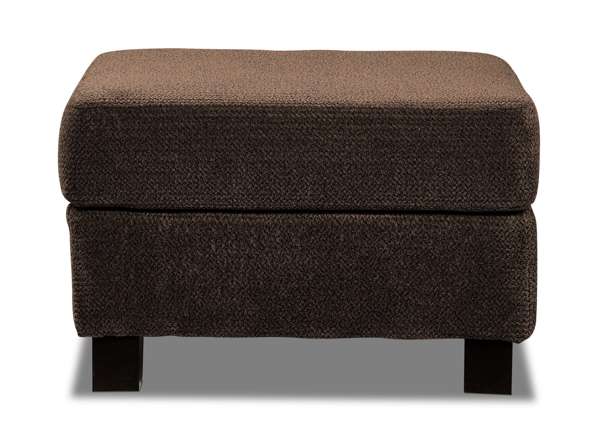 Avery Ottoman - Chocolate - Image 2