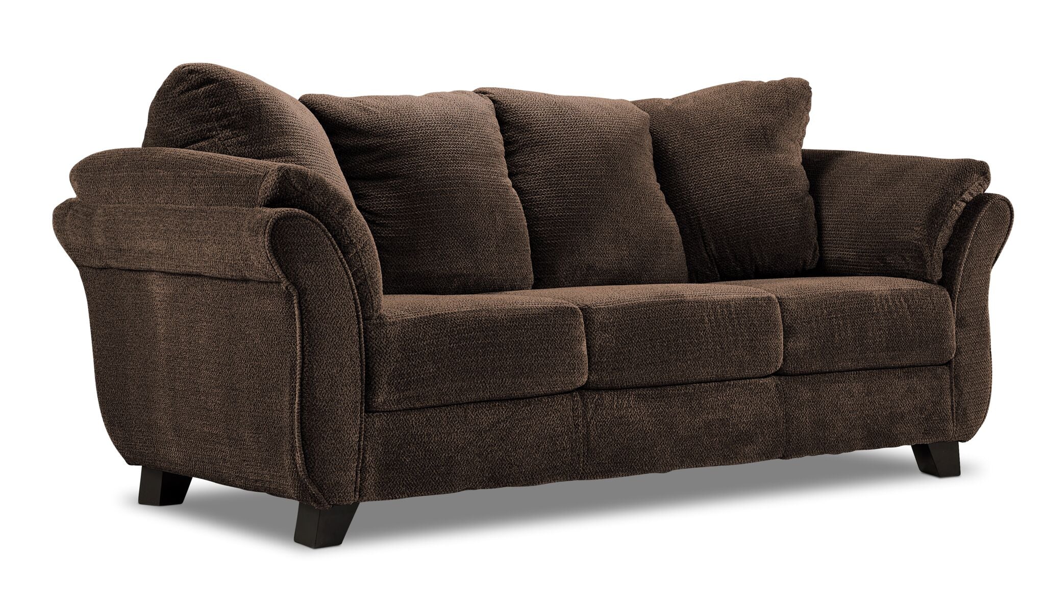 Avery Sofa and Loveseat Set - Chocolate - Image 2