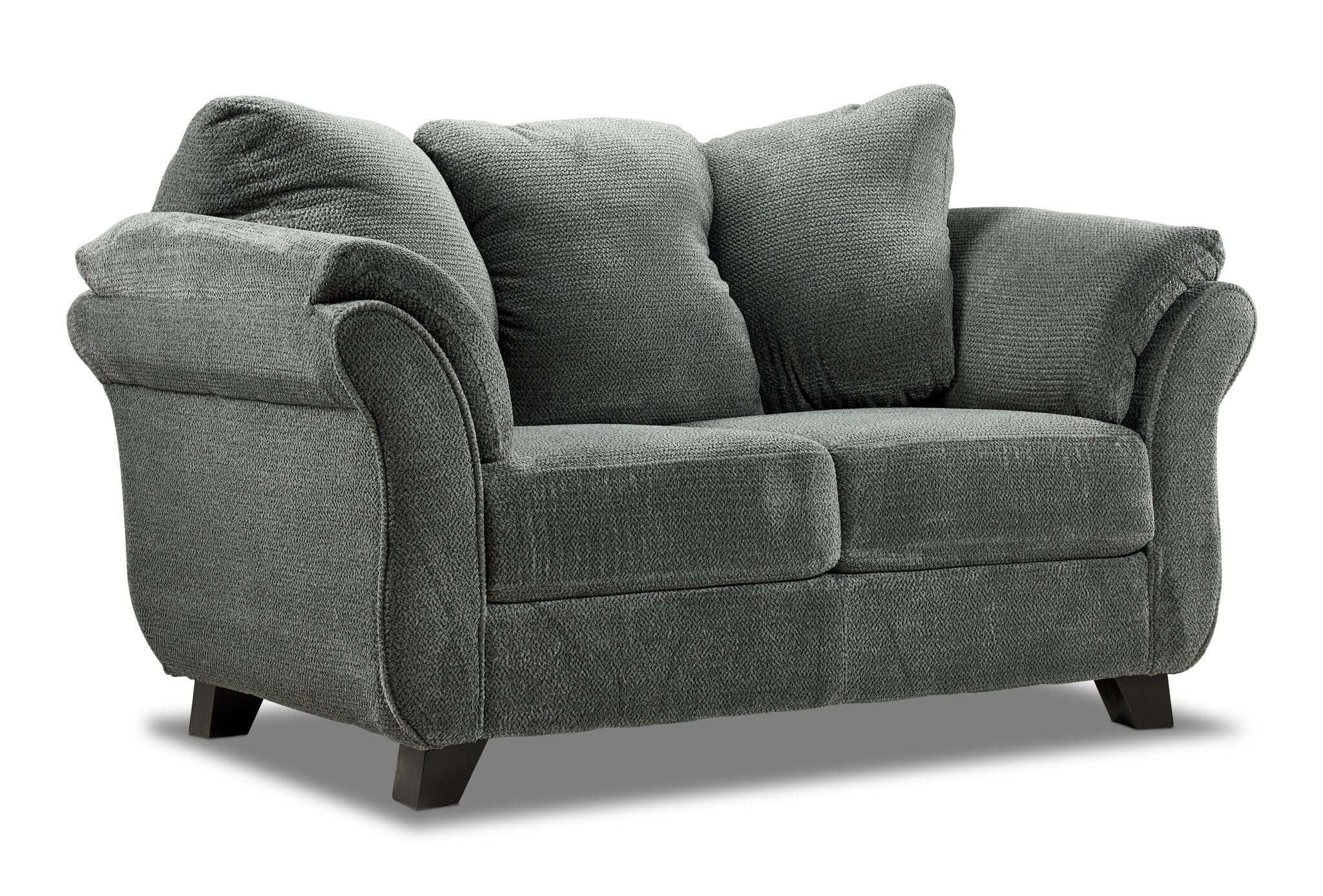 Avery Sofa, Loveseat and Chair Set - Charcoal - Image 3