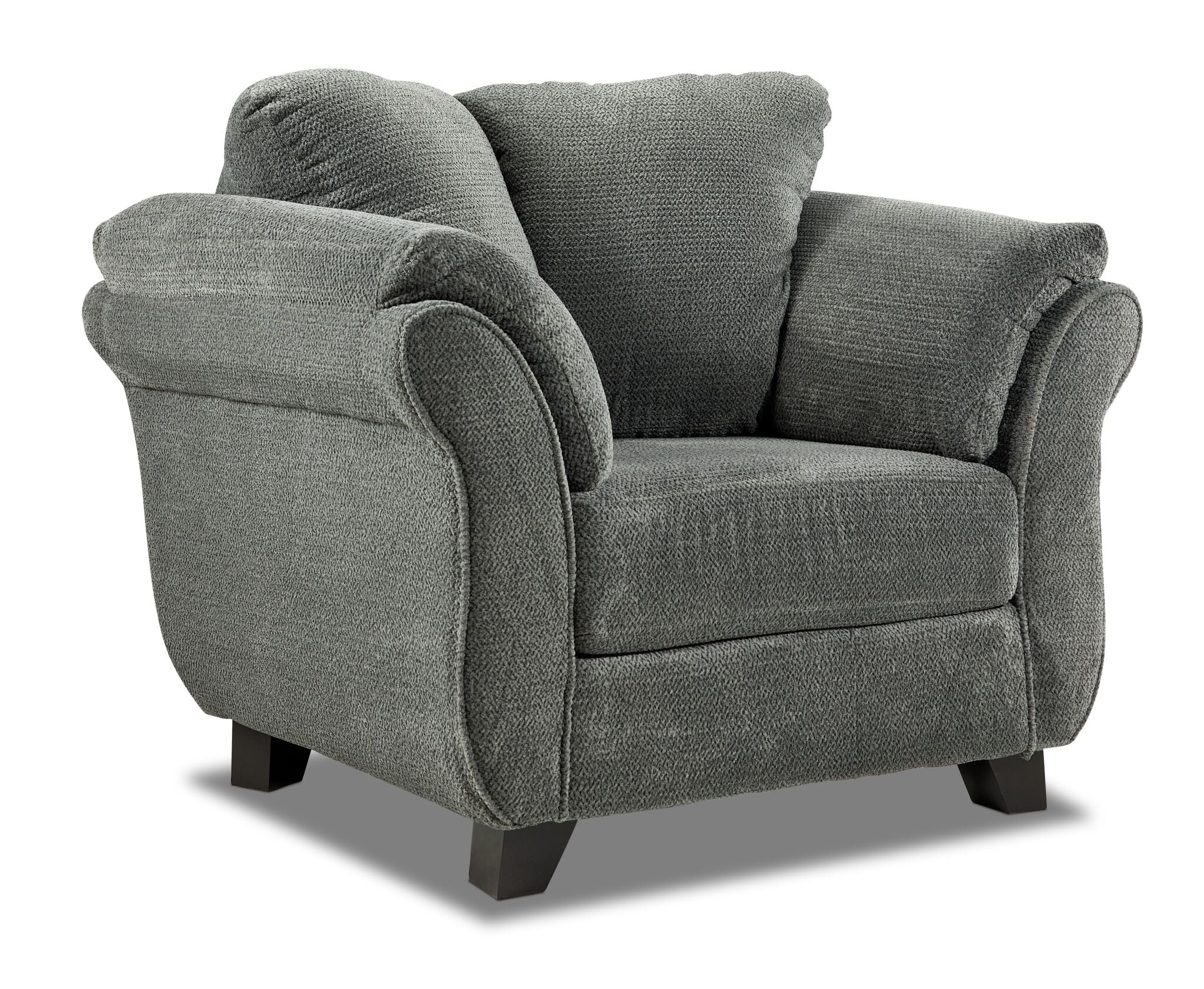 Avery Sofa, Loveseat and Chair Set - Charcoal - Image 4