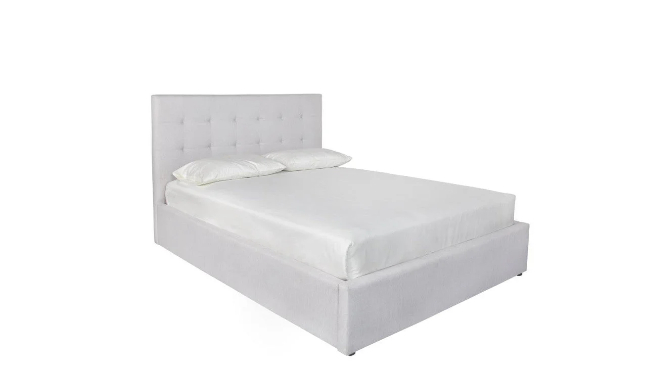 Ayothaya Upholstered Platform King Bed - Horizon Grey - Image 4