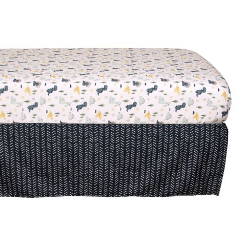 Baby's First 4-Piece Nursery Bedding Set - Blue - Image 4