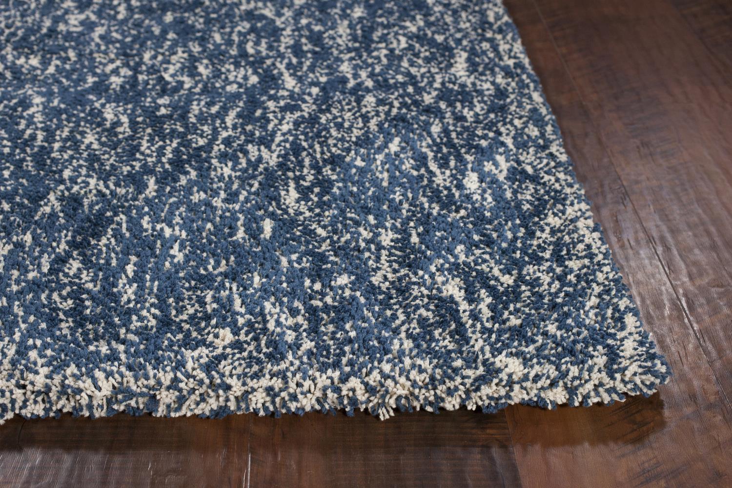 Bahia XXV 9' x 13' - Indigo/Ivory Heather Area Rug - Image 5