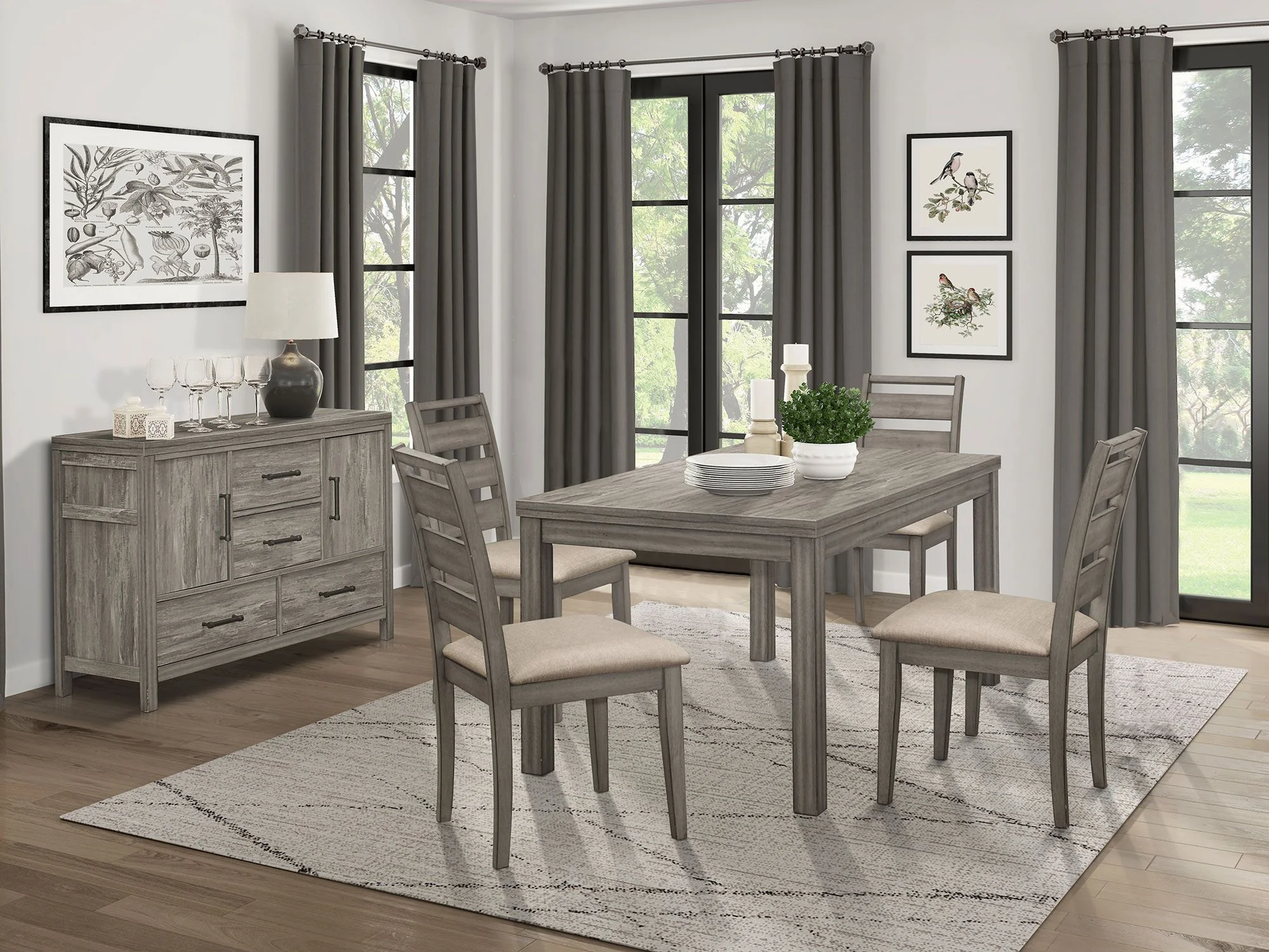 Bainbridge Dining Chair - Weathered Grey - Image 2