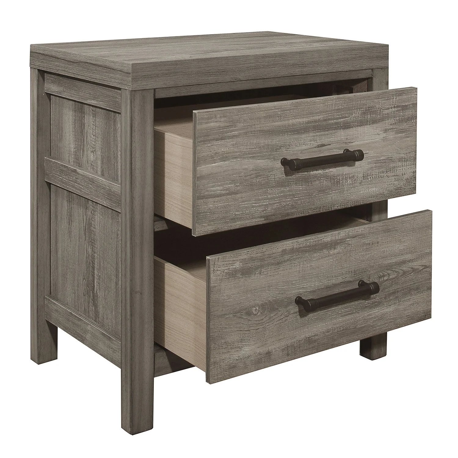 Bainbridge Night Table - Weathered Grey - Image 4