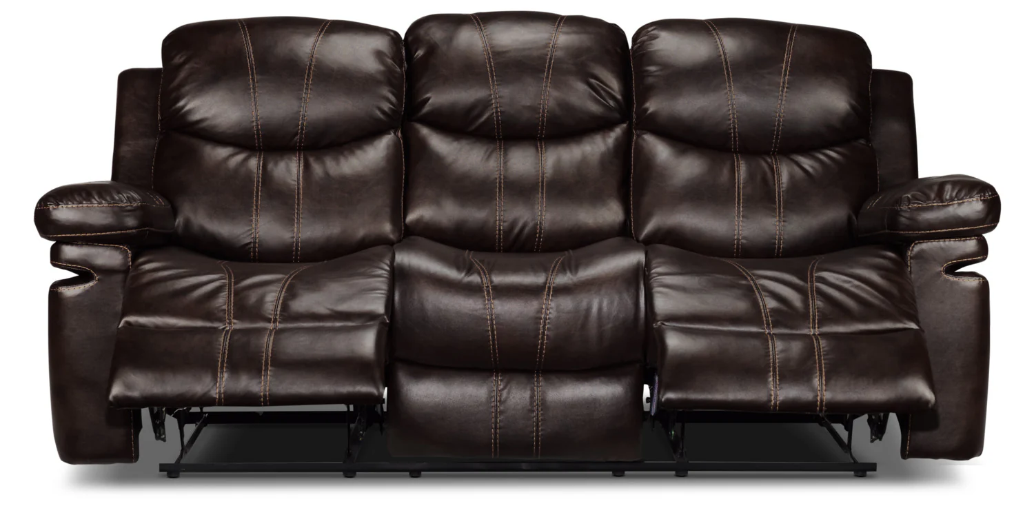 Barcelona Reclining Sofa - Brown - Image 4