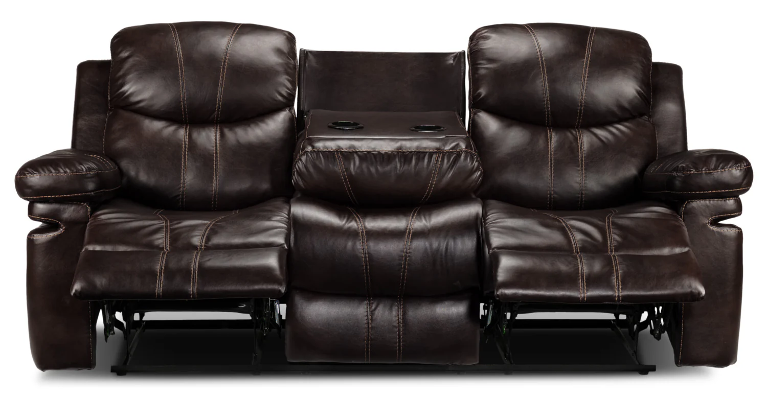 Barcelona Reclining Sofa - Brown - Image 8