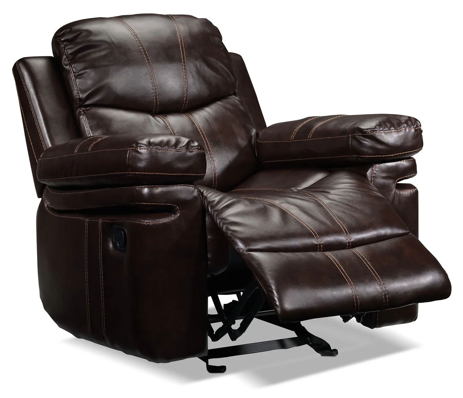 Barcelona Rocker Recliner - Brown - Image 4