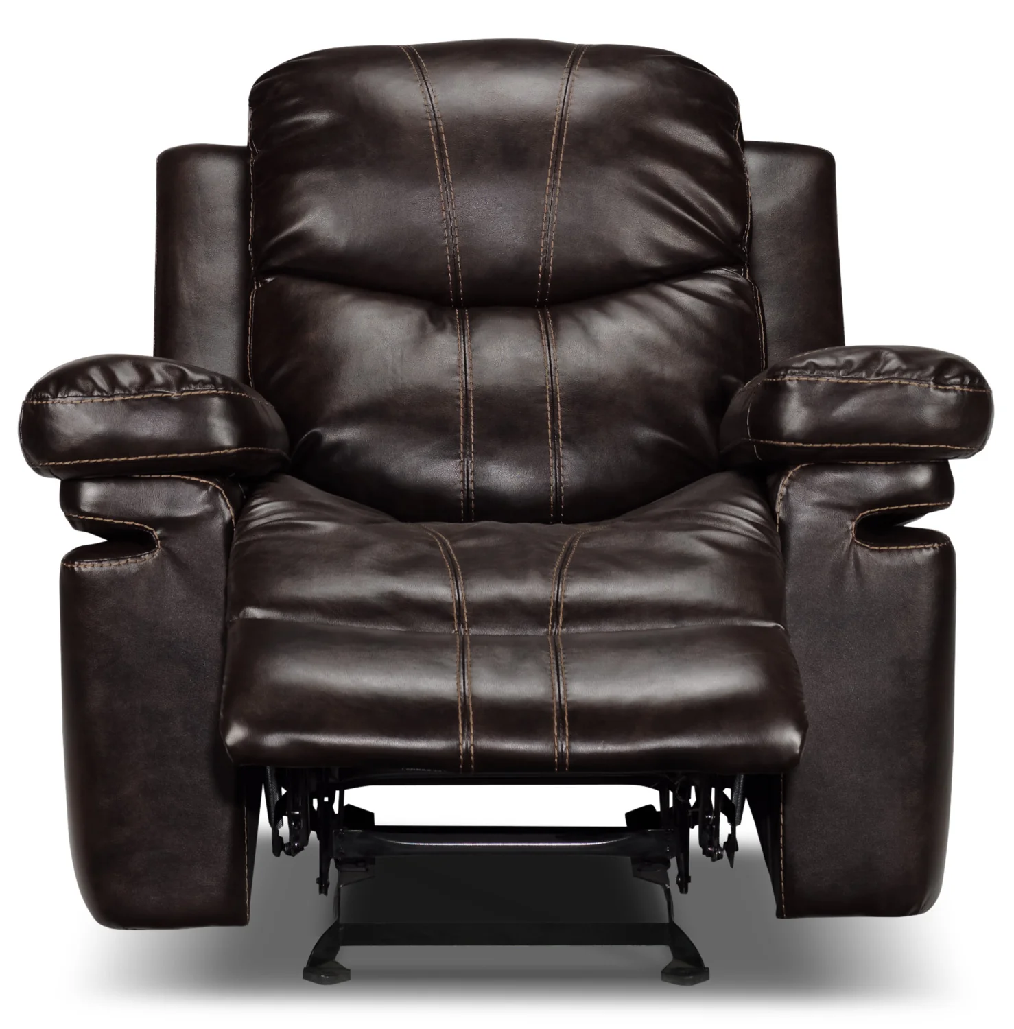 Barcelona Rocker Recliner - Brown - Image 5