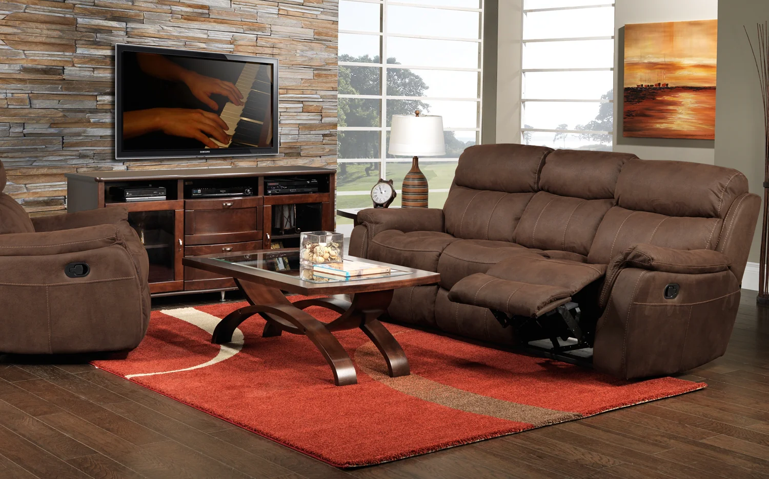 Barton Coffee Table - Chocolate - Image 2