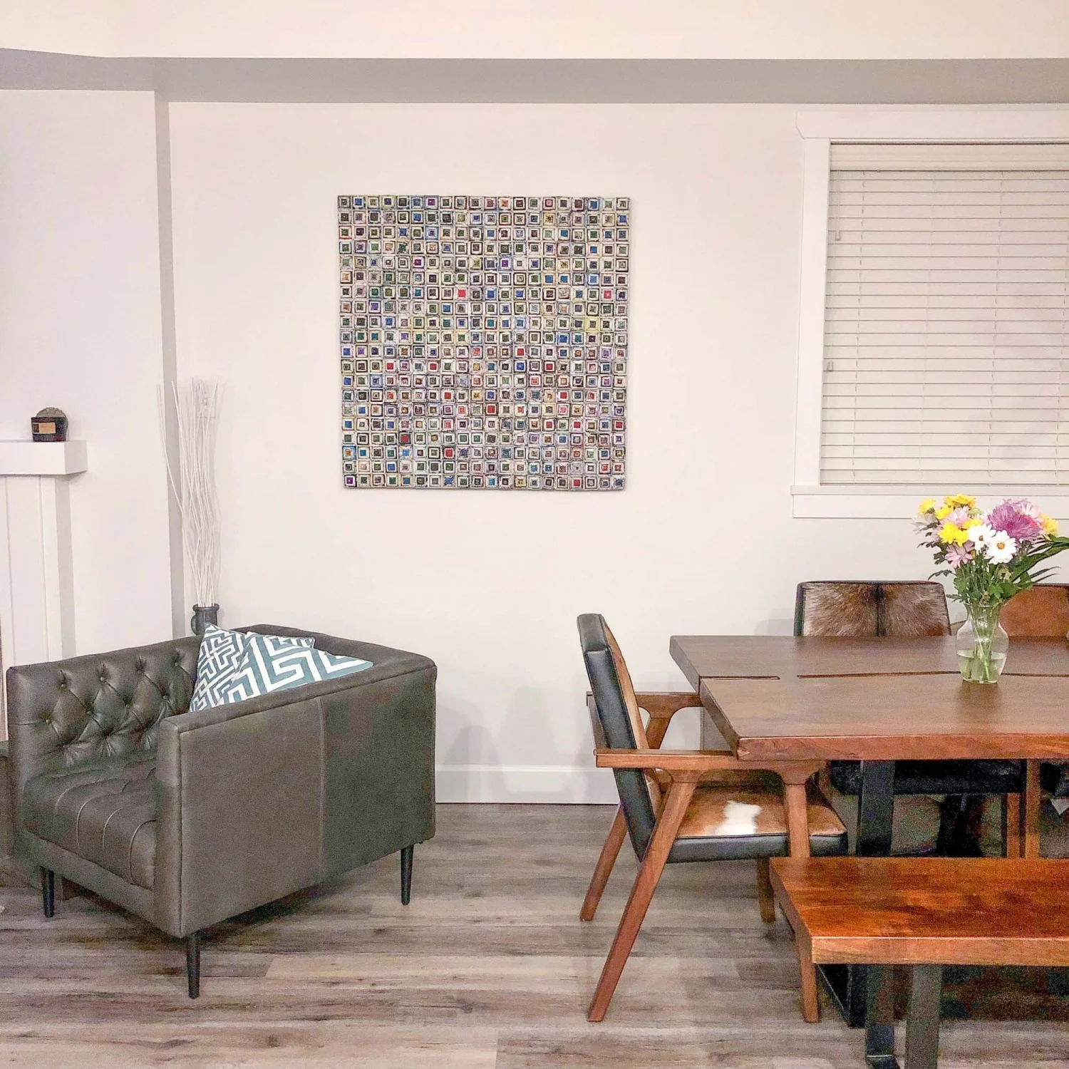 Bayan 40" Kaleidoscope Wall Art - Image 4