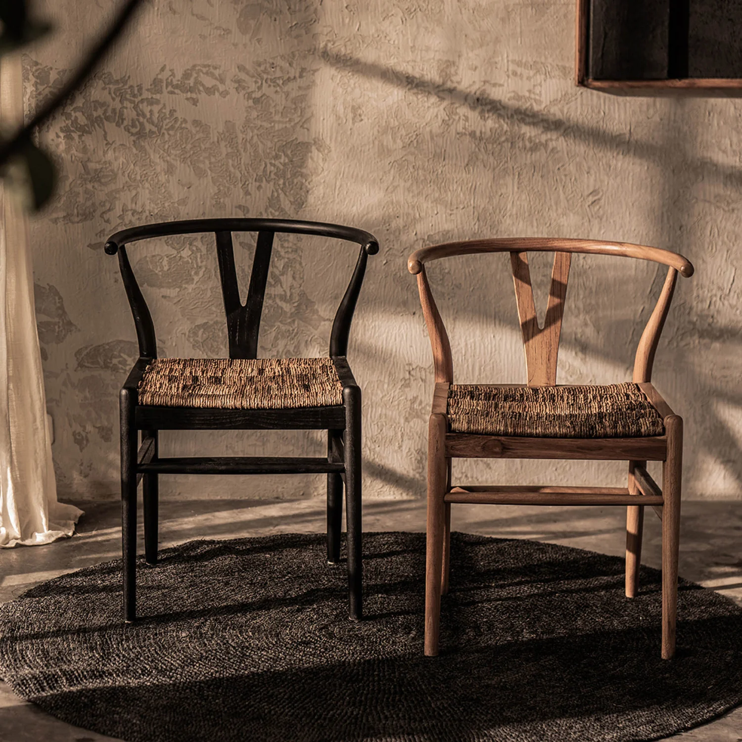 Bayan Caterpillar Twin Chair - Natural - Image 2