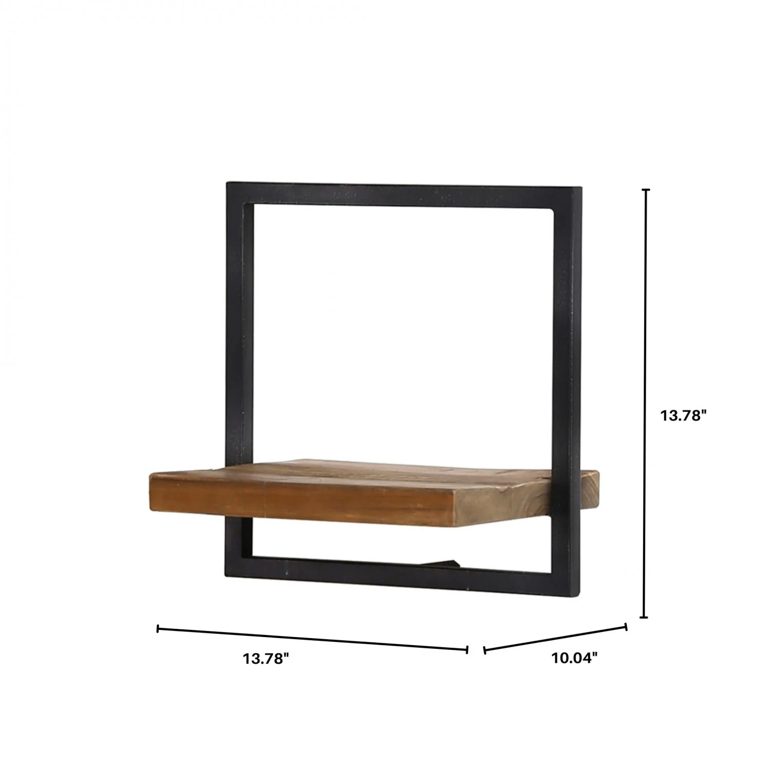 Bayan Metal Frame Wall Box II - Teak - Image 7