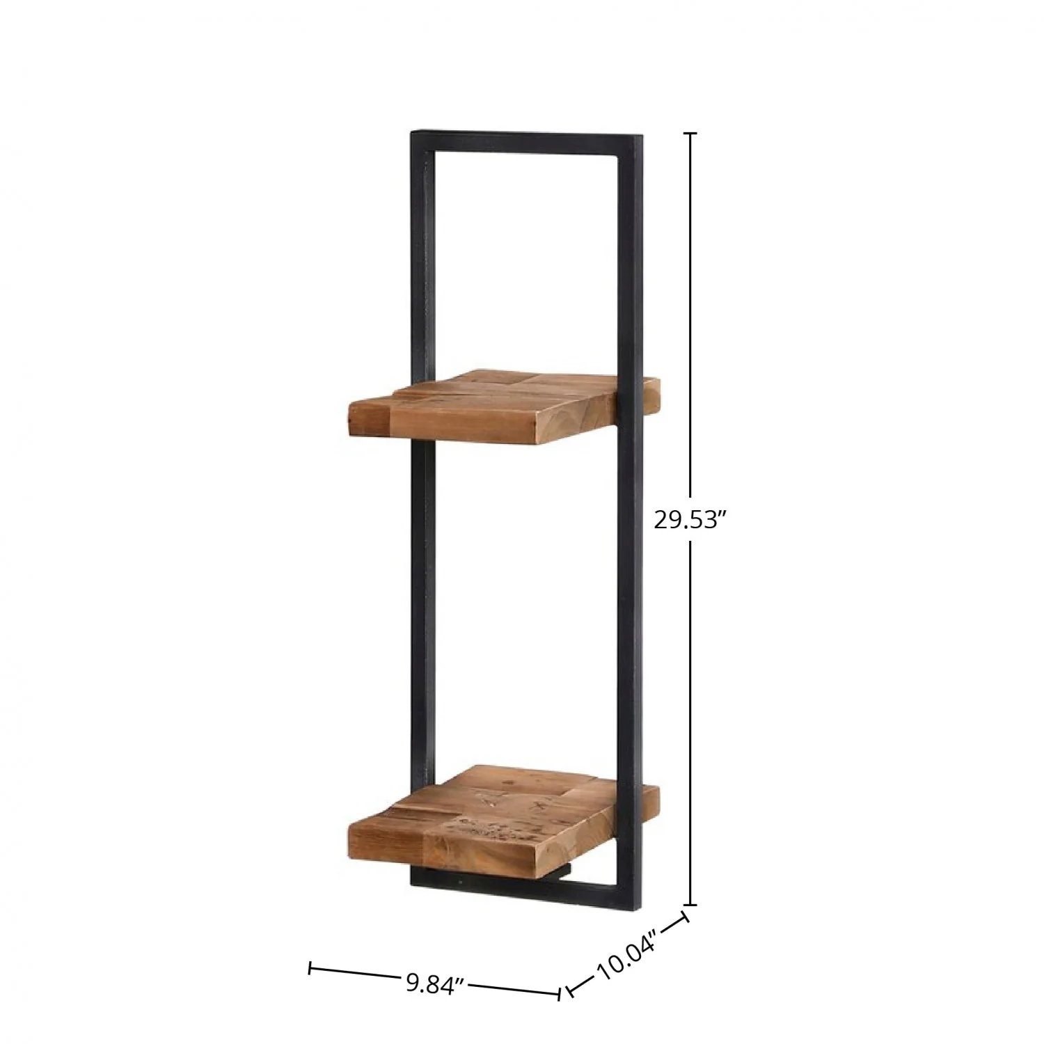 Bayan Metal Frame Wall Box IV - Teak - Image 7