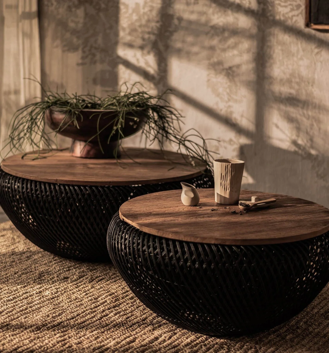 Bayan Wave Coffee Table - Black - Image 2