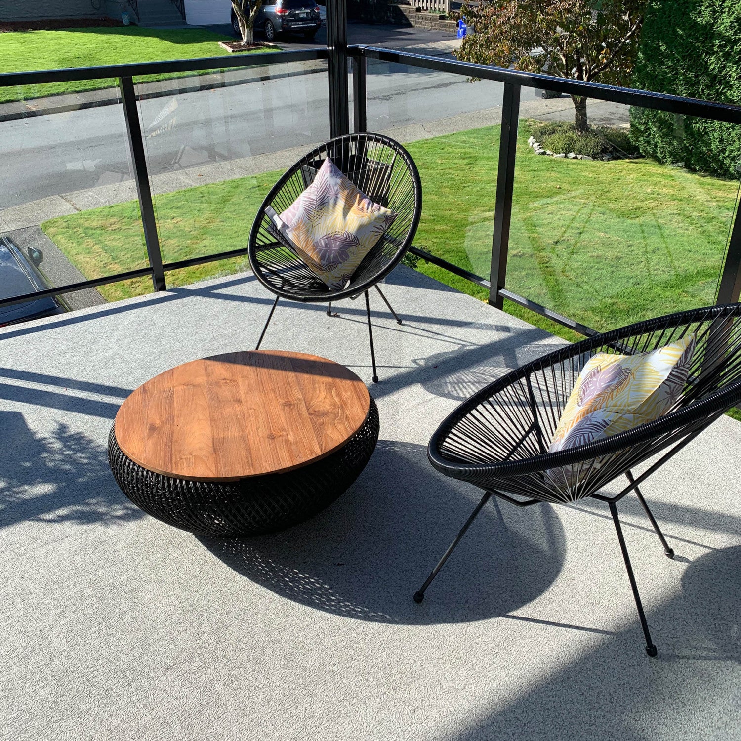 Bayan Wave Coffee Table - Black - Image 4