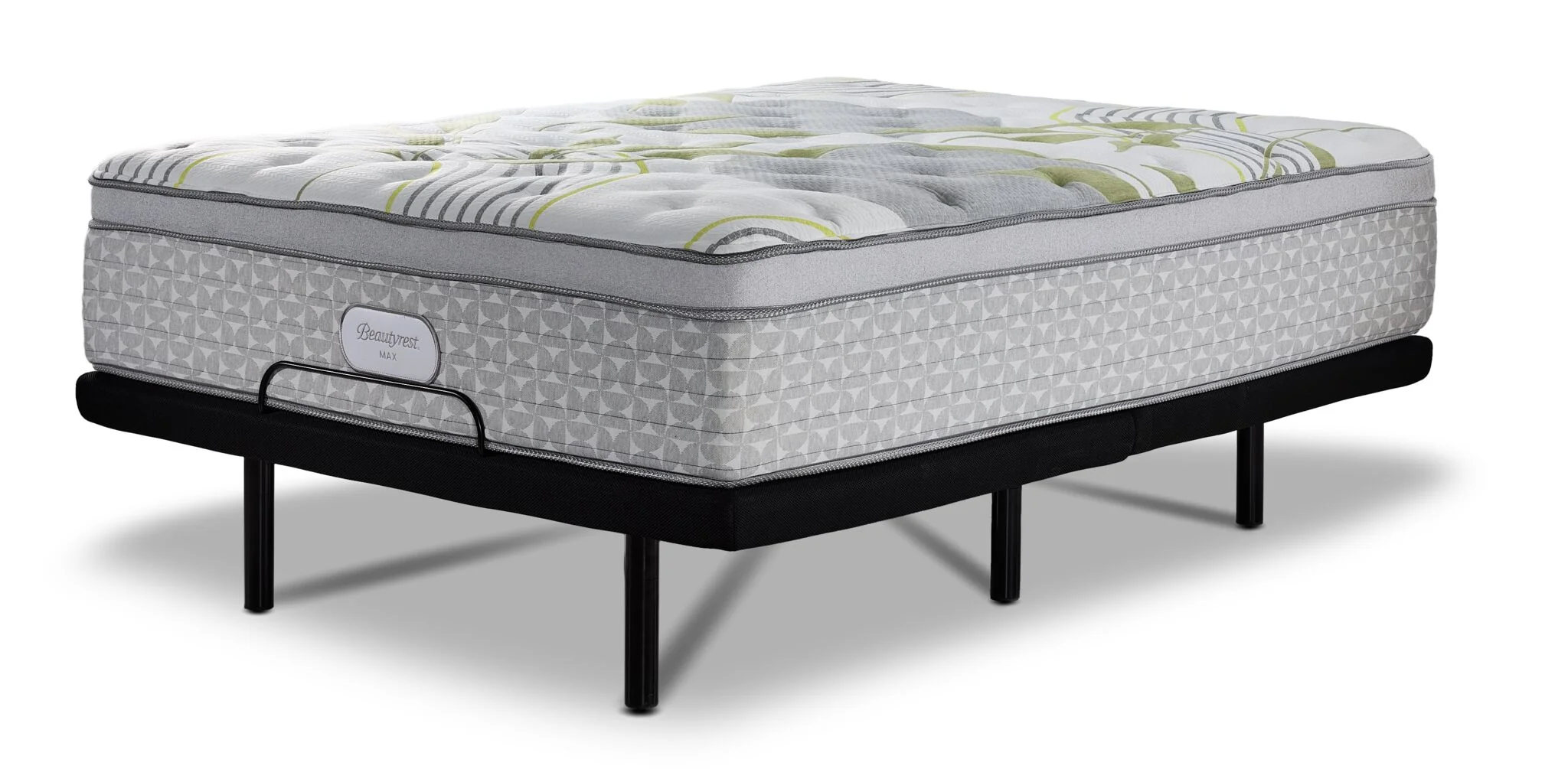 Beautyrest Max Moon Euro Top Plush Full Mattress and L2 Motion Pro Adjustable Base - Image 2