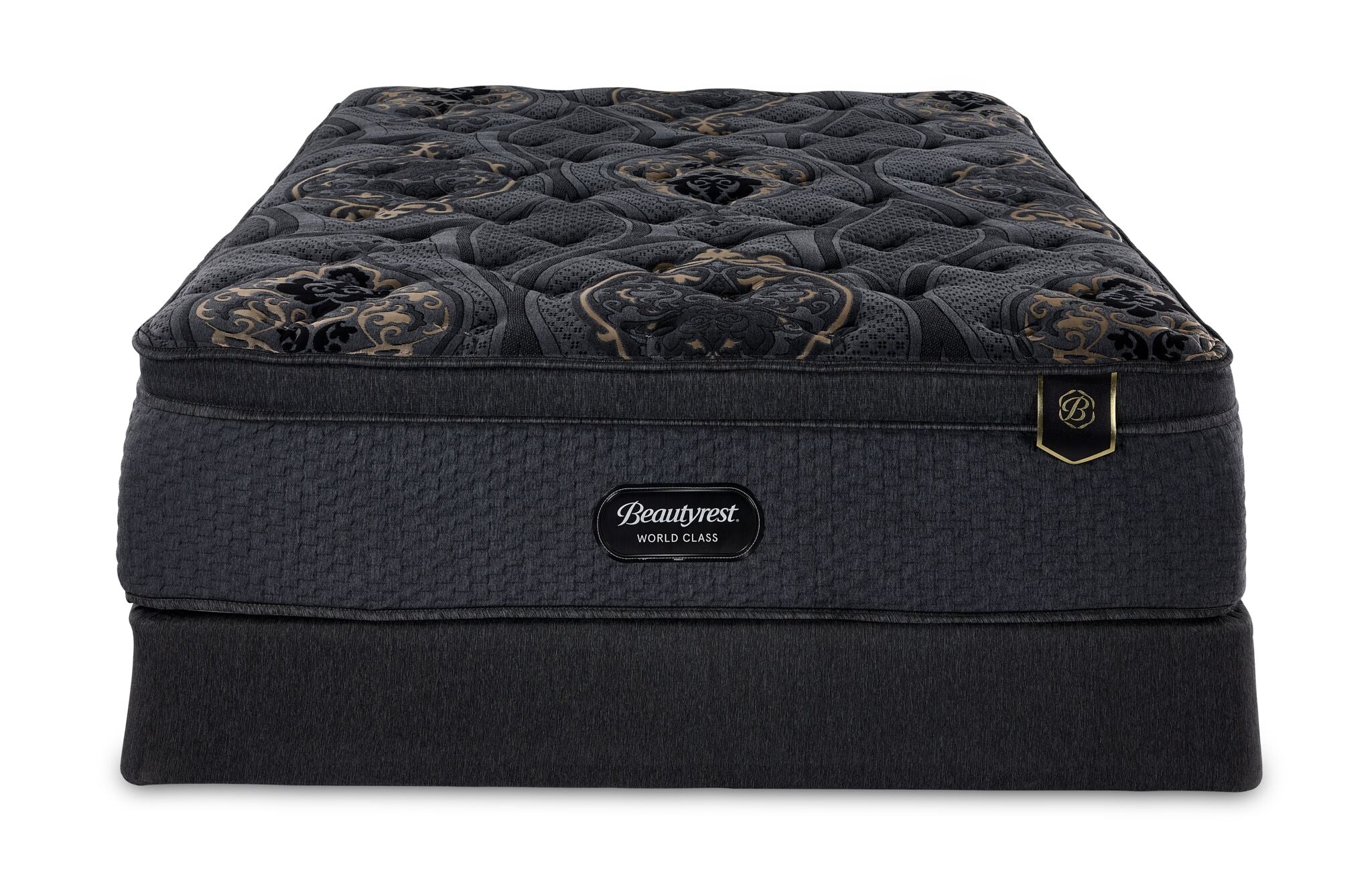 Beautyrest World Class Legacy Medium Queen Mattress and Boxspring Set - Image 2